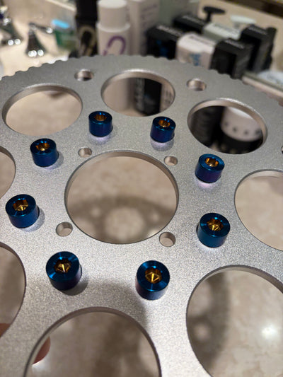Yozma IN10 Frame & Body Titanium Bolt Kit โ 18 Bolts