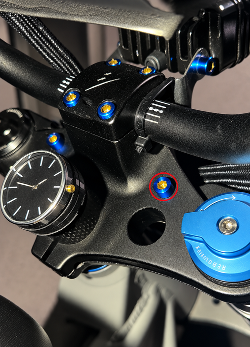 Super73 Handlebar Base Titanium Bolts