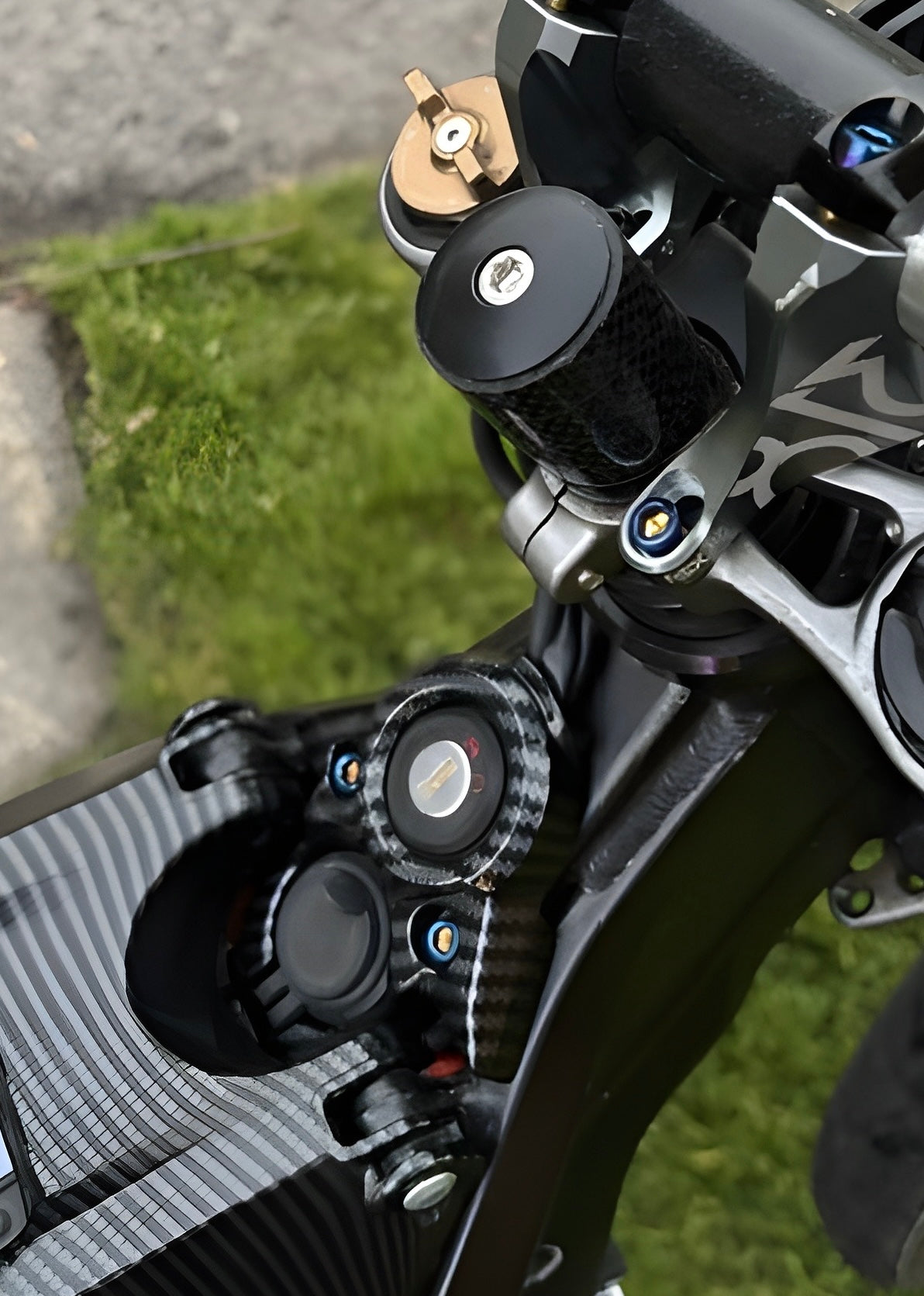 Titanium Ignition Cover Bolts (Set of Two) for Surron, Segway, and Similar E-motos