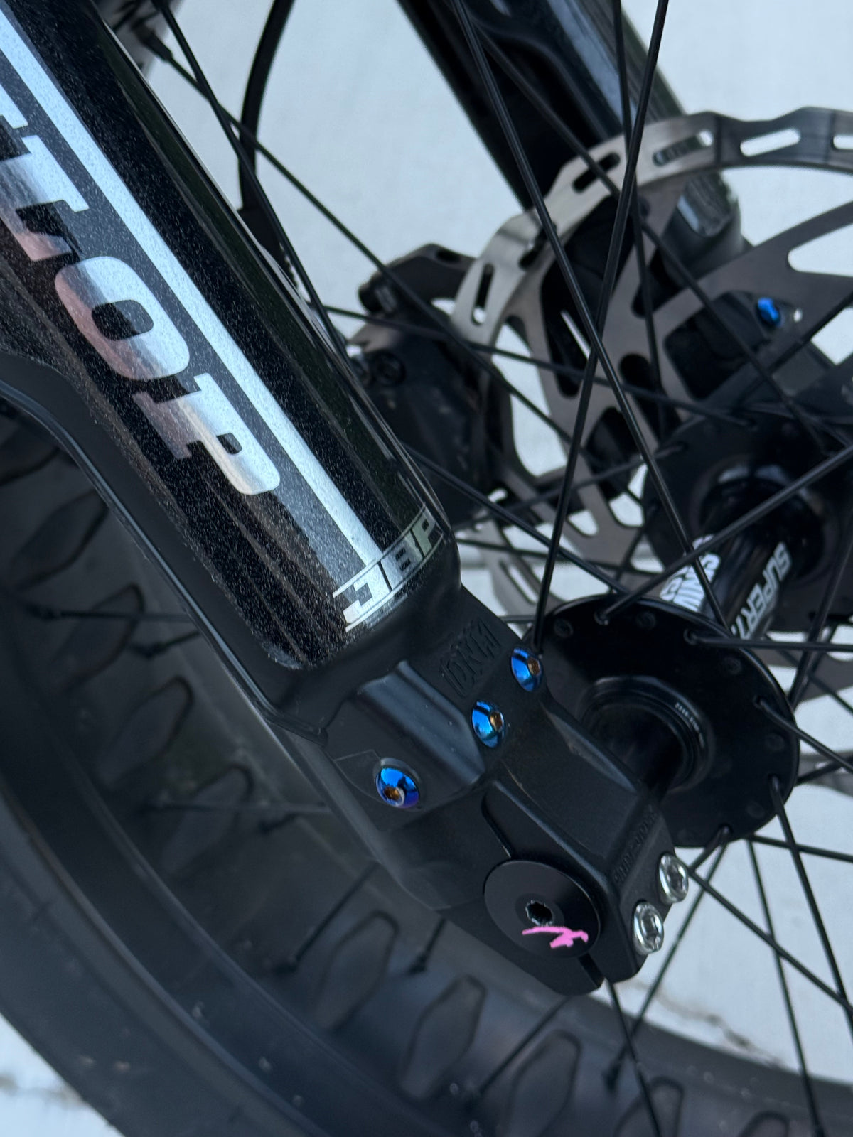 Fork Guard Titanium Bolts