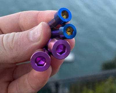 Talaria X3 Complete Titanium Bolt Kit — 55 Bolts