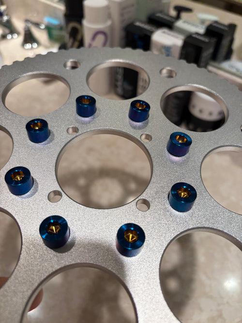 Talaria X3 Motor & Sprocket Titanium Bolt Kit — 9 Bolts